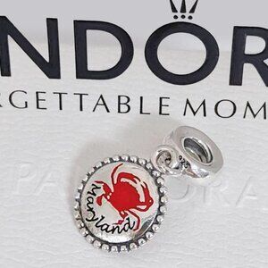 Pandora Maryland Crab Exclusive Dangle Charm with box